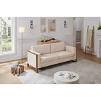 Canapé 3 places Lily Modern 79 avec pieds en bois massif