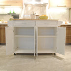 Îlot de cuisine et chariot de cuisine (sans tabouret)