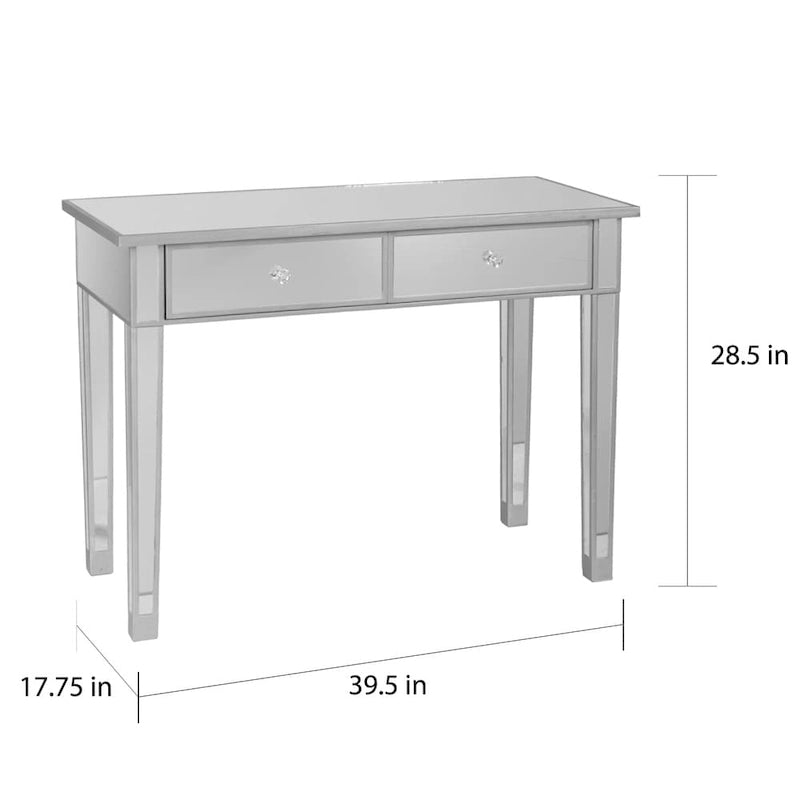 Table d'appoint Olivia à miroir