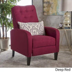 Fauteuil inclinable en tissu touffeté Nievis