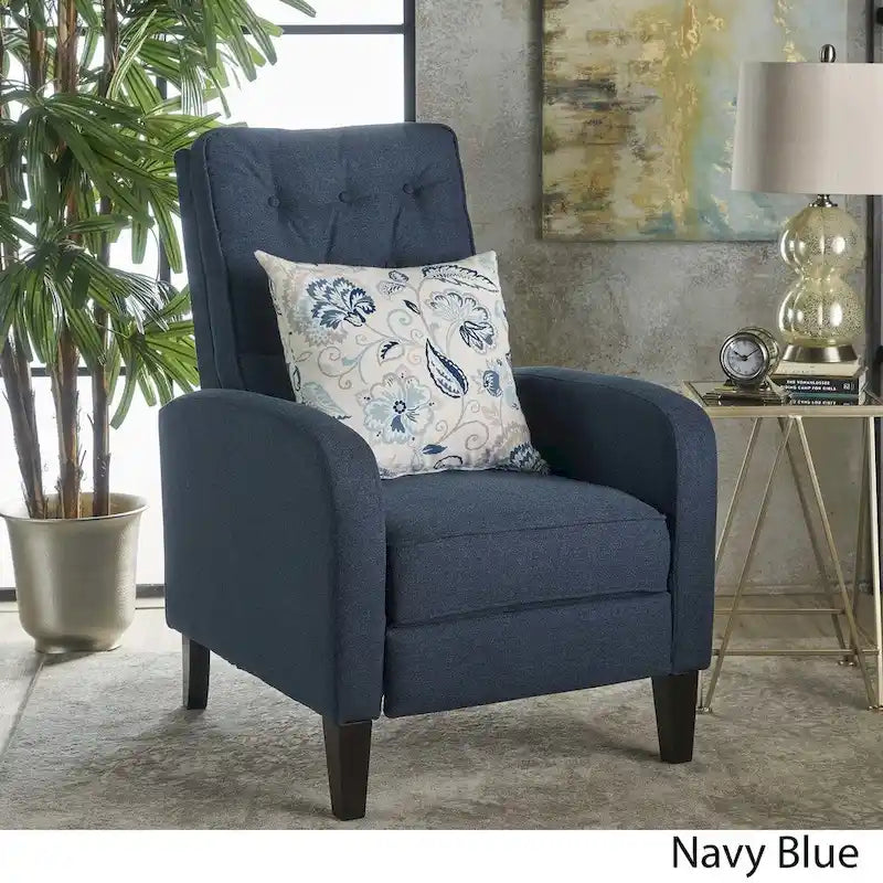 Fauteuil inclinable en tissu touffeté Nievis