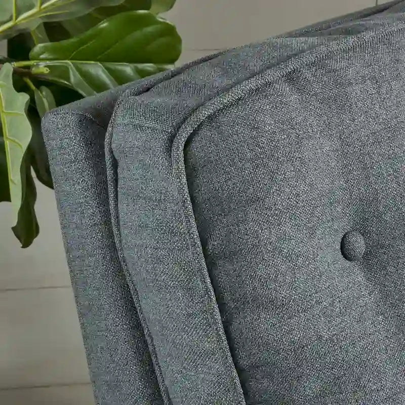 Fauteuil inclinable en tissu touffeté Nievis