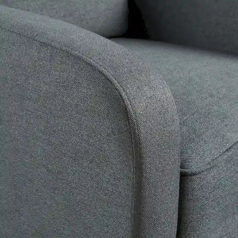 Fauteuil inclinable en tissu touffeté Nievis