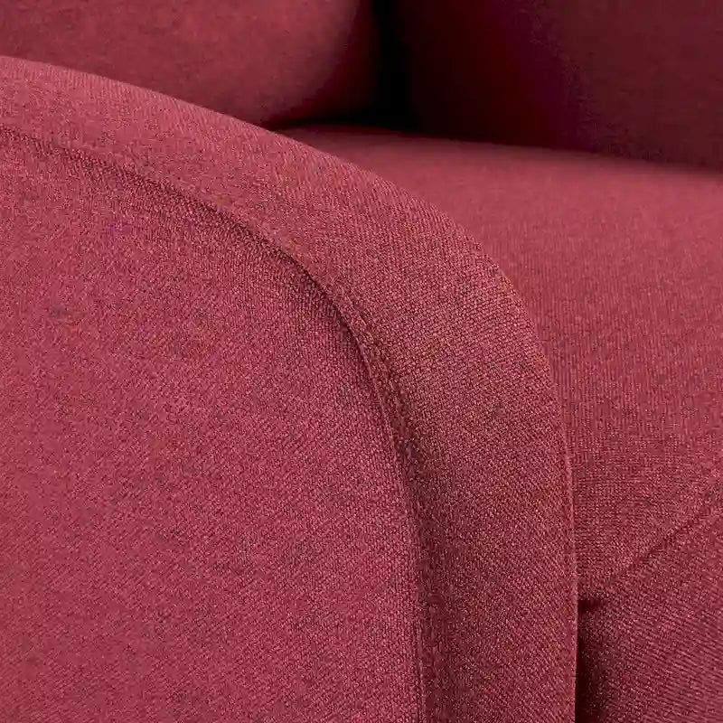 Fauteuil inclinable en tissu touffeté Nievis