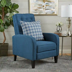 Fauteuil inclinable en tissu touffeté Nievis