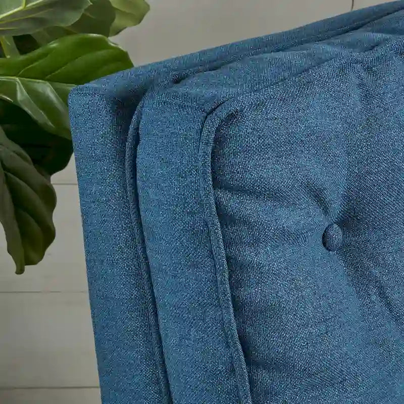 Fauteuil inclinable en tissu touffeté Nievis