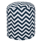 Pouf Chevron Intérieur / Extérieur 40,6 L x 40,6 P x 43,2 H cm