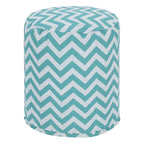 Pouf Chevron Intérieur / Extérieur 40,6 L x 40,6 P x 43,2 H cm
