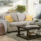 Nis Casual Fabric Upholstered Slipcovered Sofa by Furniture of America