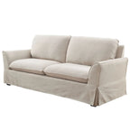 Canapé déhoussable en tissu décontracté Nis