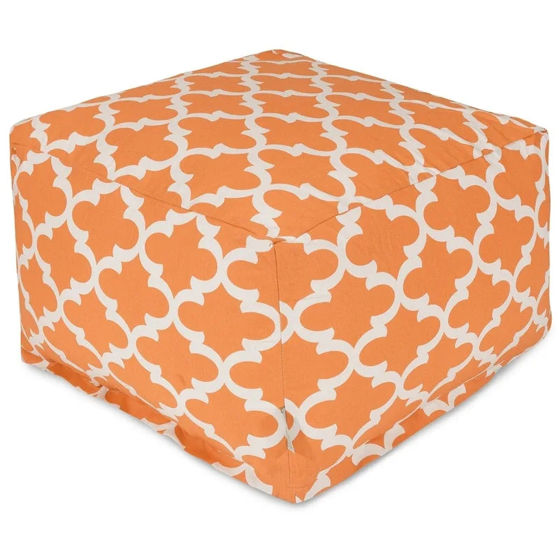 Pouf/ottoman treillis intérieur/extérieur 68,6 cm L x 68,6 cm l x 43,2 cm H