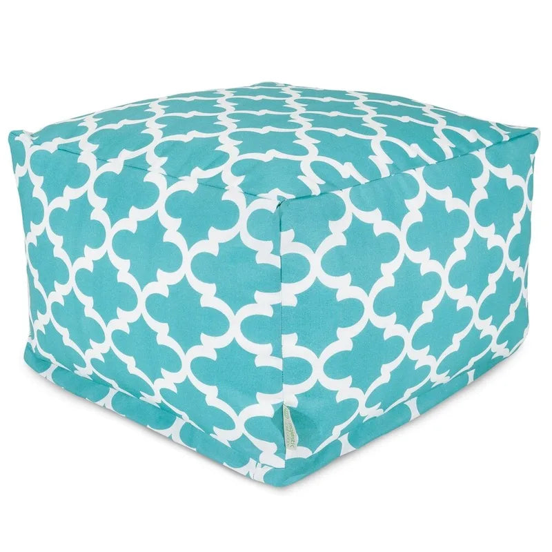 Pouf/ottoman treillis intérieur/extérieur 68,6 cm L x 68,6 cm l x 43,2 cm H