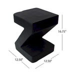 Table d'appoint Max en béton léger pour l'extérieur