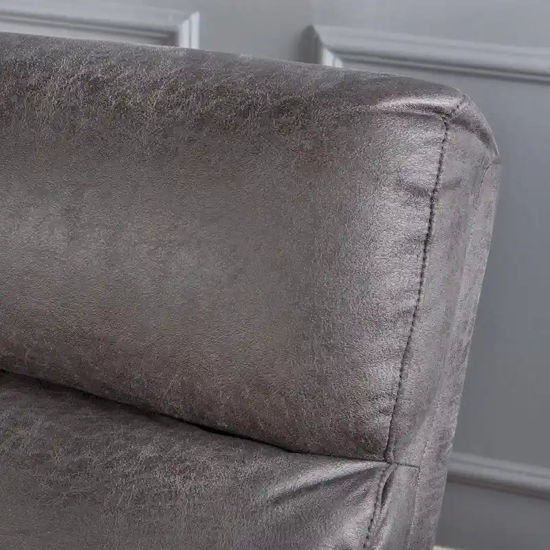 Fauteuil inclinable 2 places en microfibre Halima
