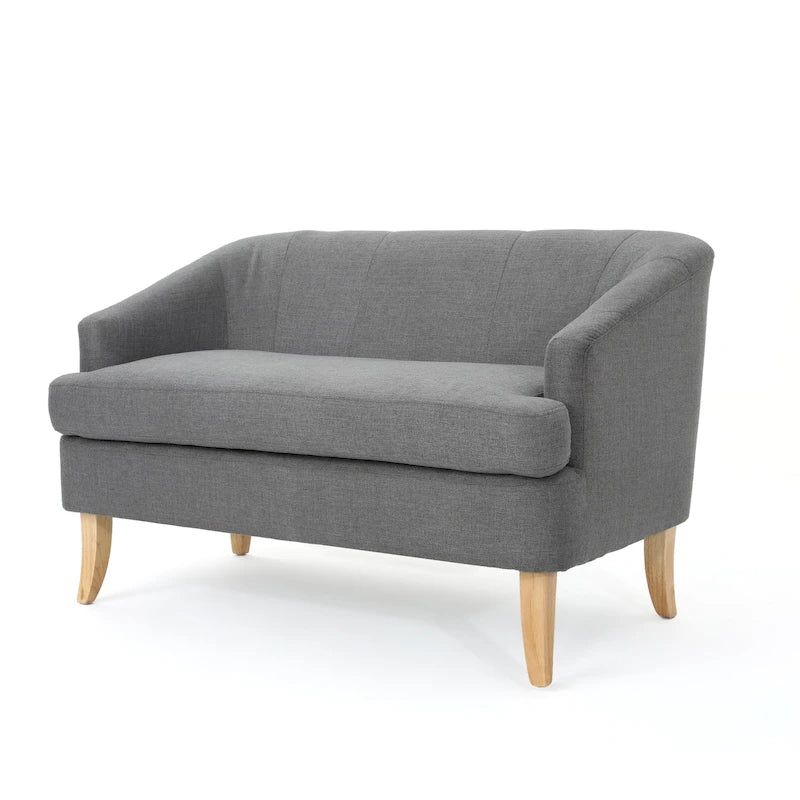 Sheena Causeuse en tissu style moderne du milieu du siècle