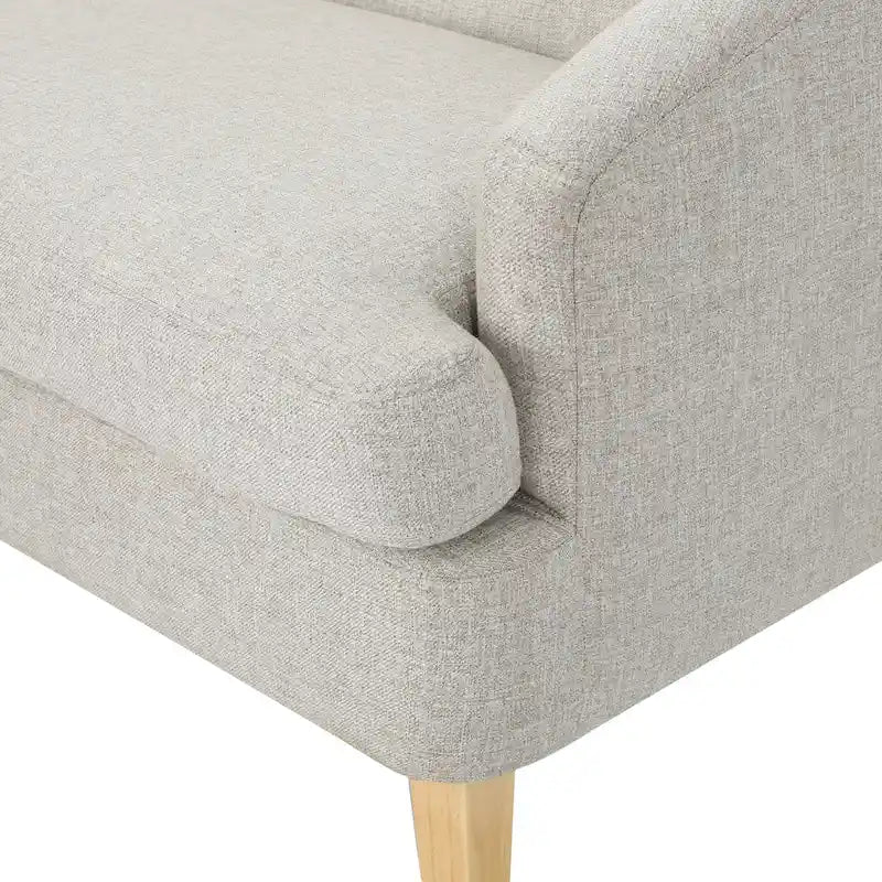 Sheena Causeuse en tissu style moderne du milieu du siècle