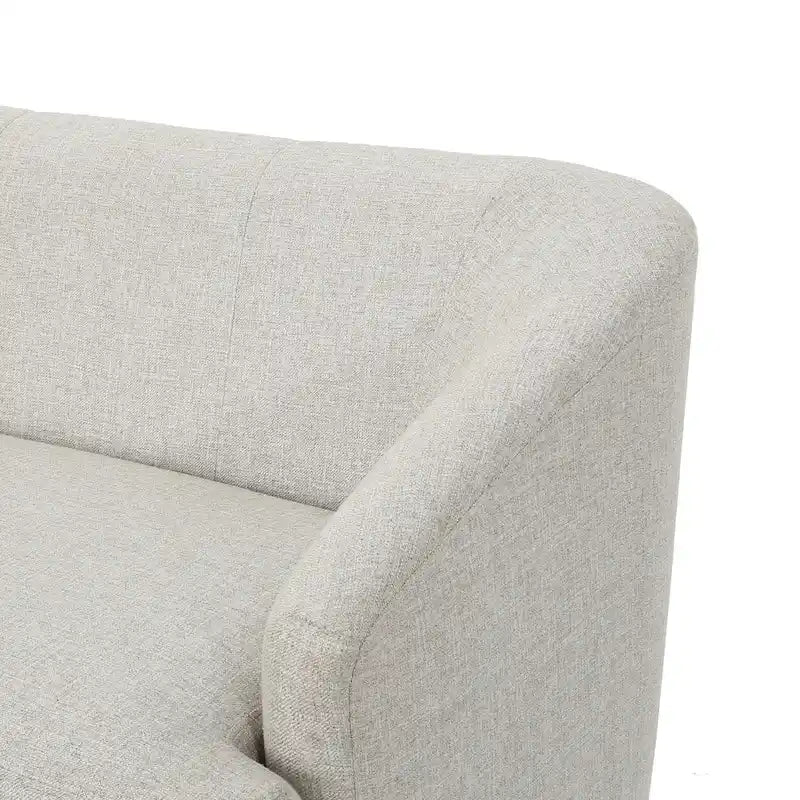Sheena Causeuse en tissu style moderne du milieu du siècle