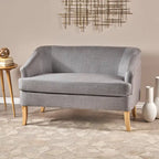 Sheena Causeuse en tissu style moderne du milieu du siècle