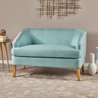Sheena Causeuse en tissu style moderne du milieu du siècle