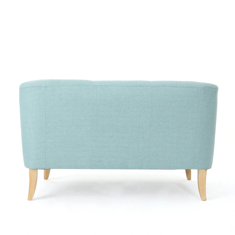 Sheena Causeuse en tissu style moderne du milieu du siècle