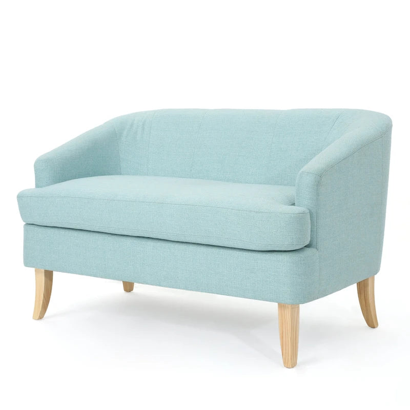Sheena Causeuse en tissu style moderne du milieu du siècle