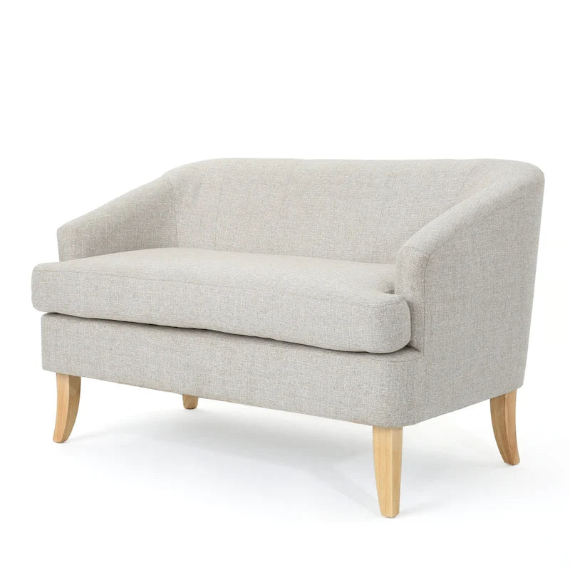 Sheena Causeuse en tissu style moderne du milieu du siècle