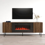 Meuble TV Cheminée Art Déco BL-EF