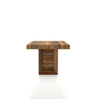 Table à manger Anaisha Rustique en bois massif de 68 pouces