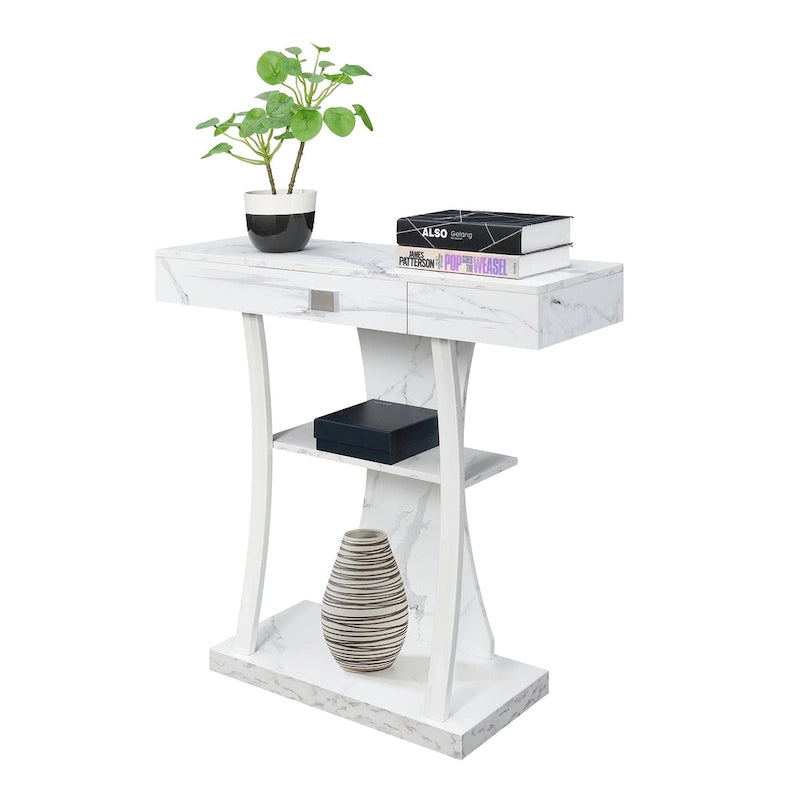 Console avec étagères Newport 1 tiroir Harri