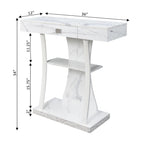 Console avec étagères Newport 1 tiroir Harri