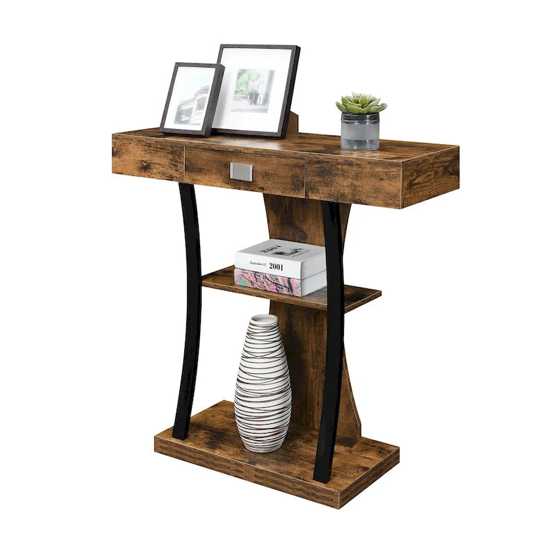 Console avec étagères Newport 1 tiroir Harri