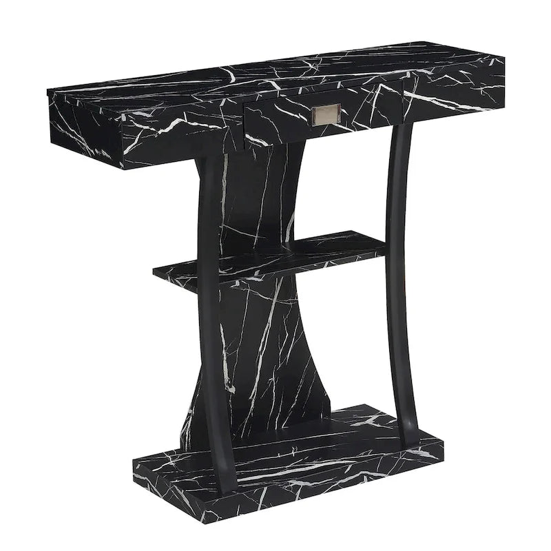 Console avec étagères Newport 1 tiroir Harri