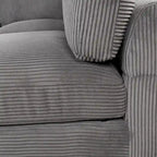 Canapé d'angle modulable avec ottoman en forme de L pour salon, bureau