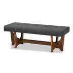 Banc rembourré Ullarp de style moderne milieu de siècle