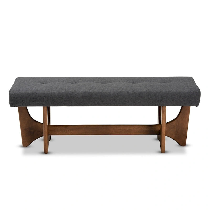 Banc rembourré Ullarp de style moderne milieu de siècle