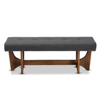 Banc rembourré Ullarp de style moderne milieu de siècle
