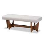 Banc rembourré Ullarp de style moderne milieu de siècle