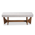 Banc rembourré Ullarp de style moderne milieu de siècle
