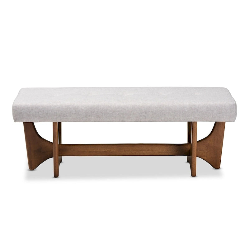 Banc rembourré Ullarp de style moderne milieu de siècle