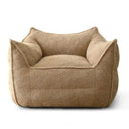 Canapé Paresseux Teddy Faux Tissu Canapé de Salon Fauteuil Poire avec Mousse à Mémoire de Forme