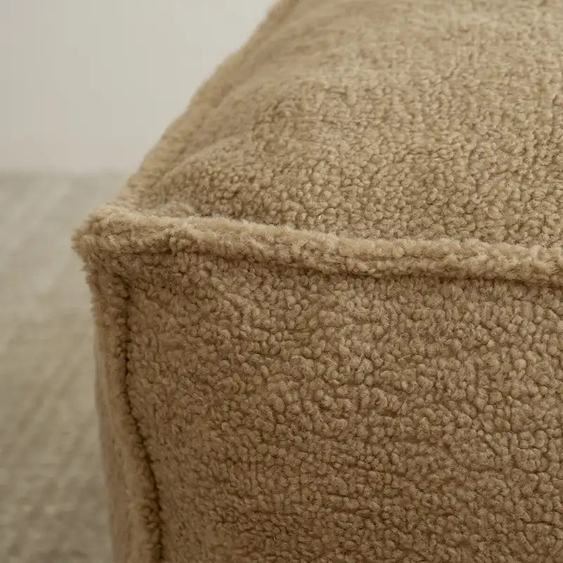 Canapé Paresseux Teddy Faux Tissu Canapé de Salon Fauteuil Poire avec Mousse à Mémoire de Forme