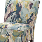 Fauteuil d'appoint sans accoudoirs Alex avec imprimé artistique