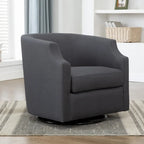 Fauteuil club pivotant et à bascule Cayden