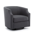 Fauteuil club pivotant et à bascule Cayden
