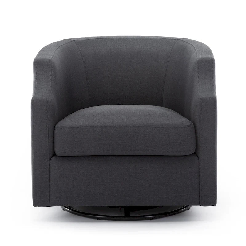 Fauteuil club pivotant et à bascule Cayden