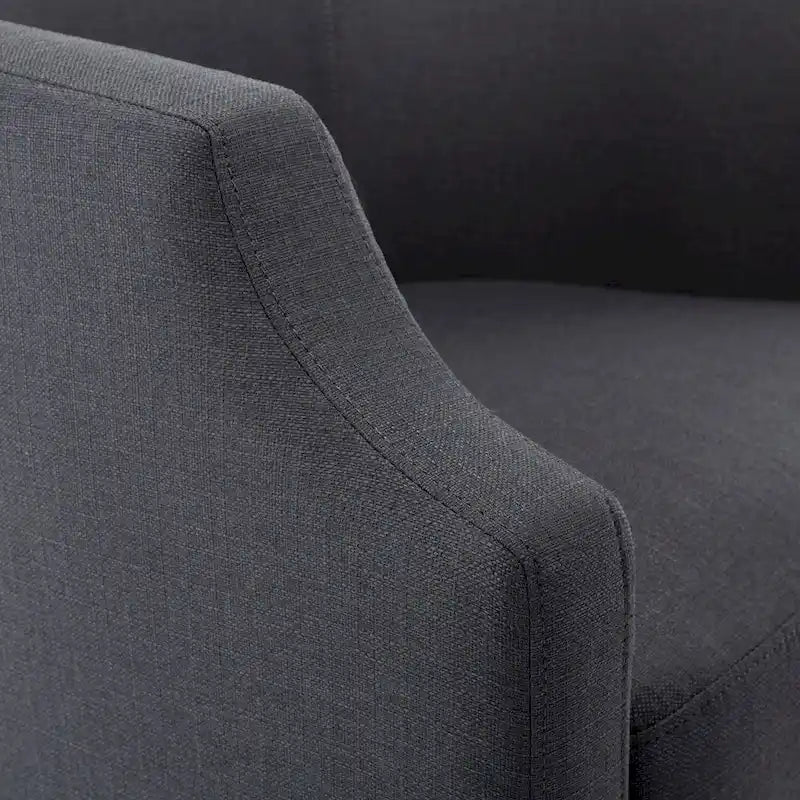 Fauteuil club pivotant et à bascule Cayden