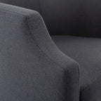 Fauteuil club pivotant et à bascule Cayden