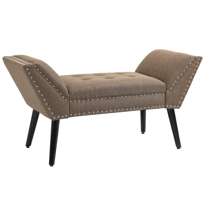 Table basse Avala avec plateau relevable, Noyer et Noir