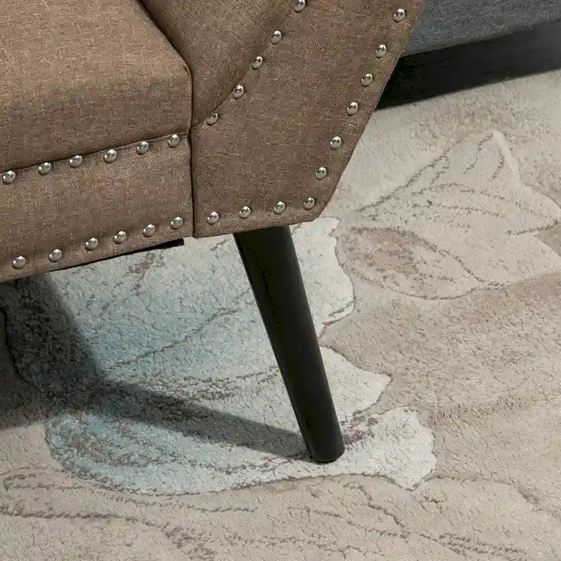 Table basse Avala avec plateau relevable, Noyer et Noir