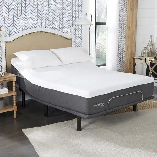 Ensemble matelas NRGel de 12 pouces et lit réglable